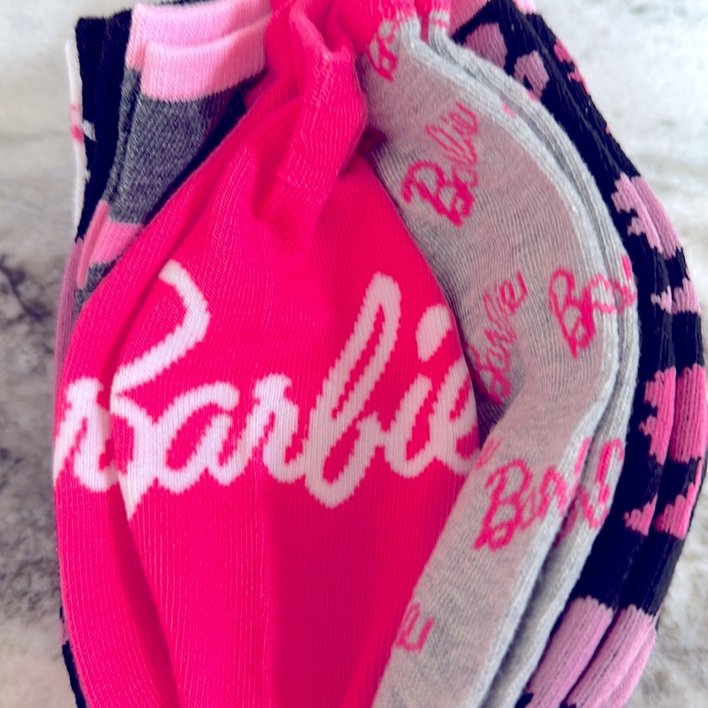 Set of 6 Barbie crew socks - Picture 7 of 10